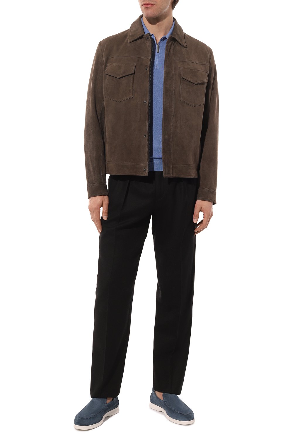 Замшевые лоферы DOUCAL'S, арт. DU2814ARTHUY106I, фото 2