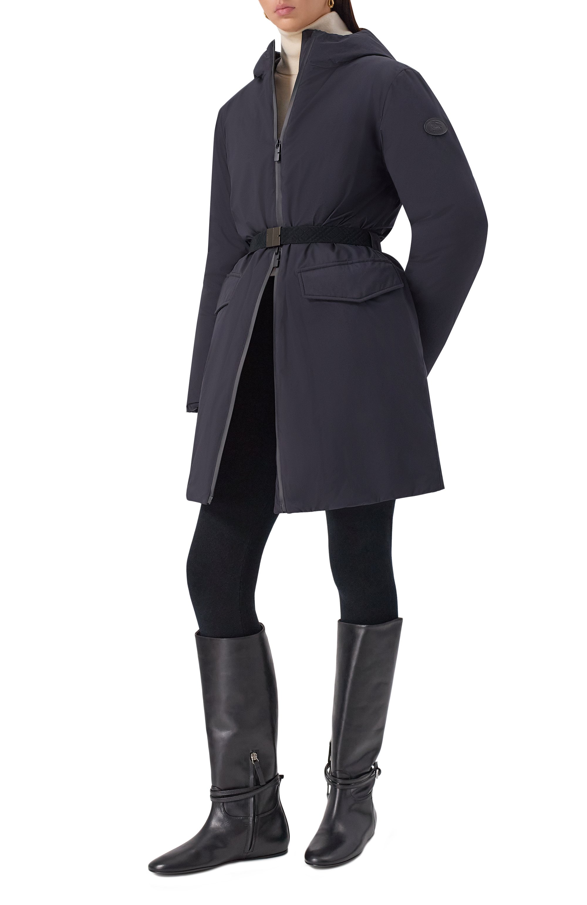 Пуховик BURBERRY черного цвета по цене 269500 руб., арт. 8110306, фото 2 Пуховик BURBERRY, арт. 8110306, фото 2