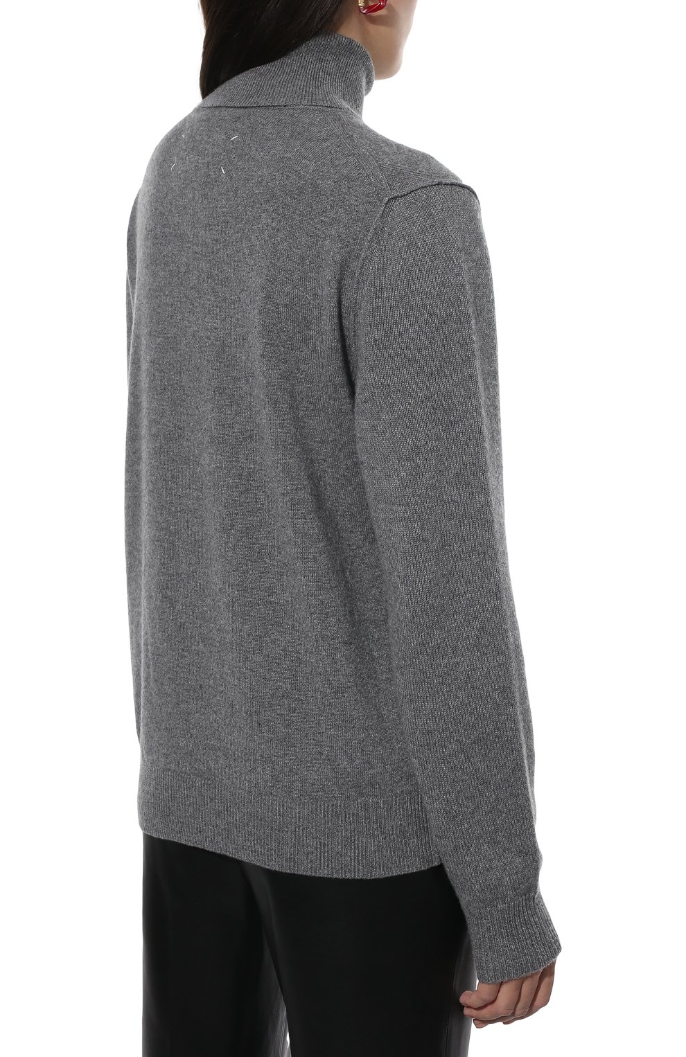 Кашемировая водолазка MAISON MARGIELA серого цвета по цене 96150 руб., арт. S51HA1146/S17809, фото 4 Кашемировая водолазка MAISON MARGIELA, арт. S51HA1146/S17809, фото 4