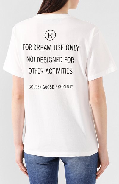 Хлопковая футболка GOLDEN GOOSE DELUXE BRAND, арт. G36WP024.C1, фото 4