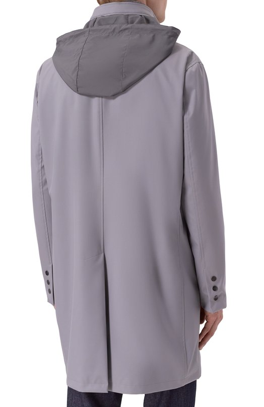 Плащ Kiton UW2193V0422H08 Серый  UW2193V0422H08 Фото 6