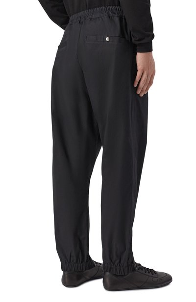 Хлопковые джоггеры RICK OWENS черного цвета по цене 96550 руб., арт. RU02F4331/TE, фото 4 Хлопковые джоггеры RICK OWENS, арт. RU02F4331/TE, фото 4