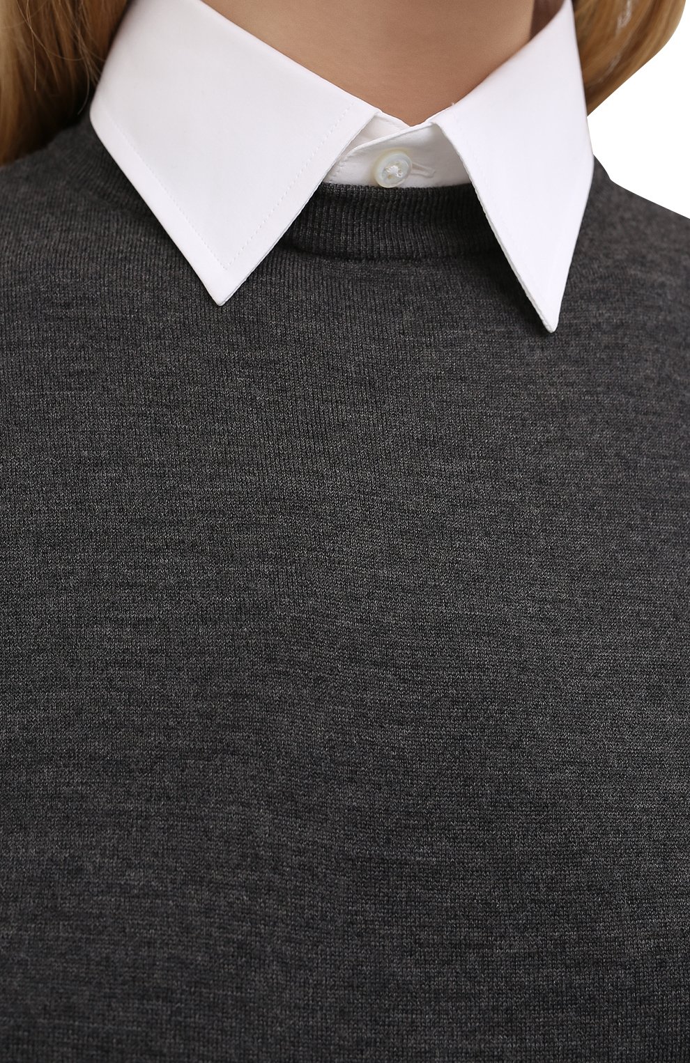 Шерстяное платье RALPH LAUREN серого цвета по цене 329500 руб., арт. 290823940, фото 5 Шерстяное платье RALPH LAUREN, арт. 290823940, фото 5