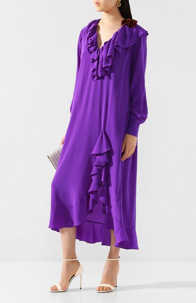 Шелковое платье VICTORIA BECKHAM, арт. 1220WDR001275A, фото 2