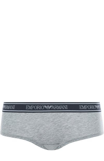 Женские хлопковые трусы с эластичным поясом EMPORIO ARMANI, арт. 163225/8P317