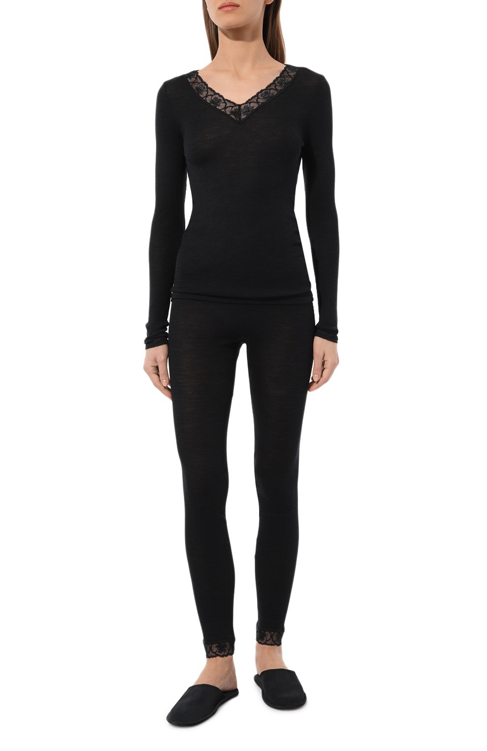 Лонгслив из шерсти и шелка HANRO, арт. 070974, фото 2