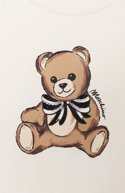 Хлопковая футболка MOSCHINO, арт. HCM06K/LBA11/4-8, фото 3