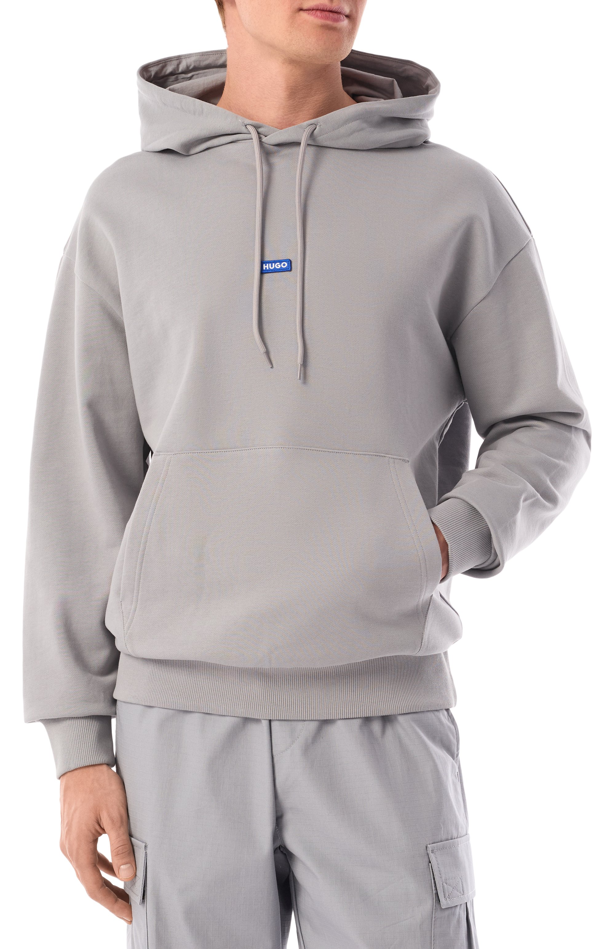 Хлопковое худи HUGO BLUE, арт. 50522374, фото 3