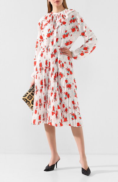 Платье VETEMENTS, арт. SS20DR290 2601/W/RED/WHITE FL0WERS, фото 2