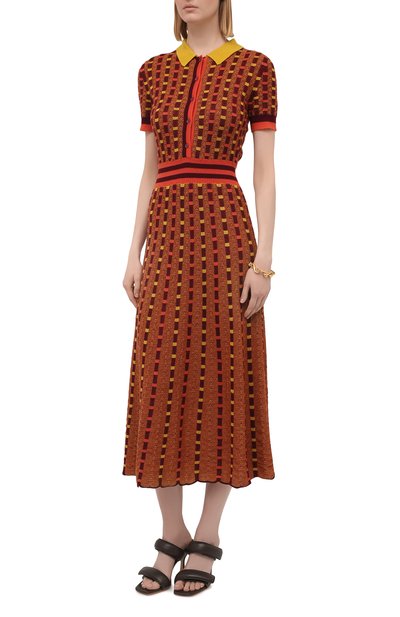 Платье из кашемира и шелка GABRIELA HEARST, арт. 321920 A003E, фото 3