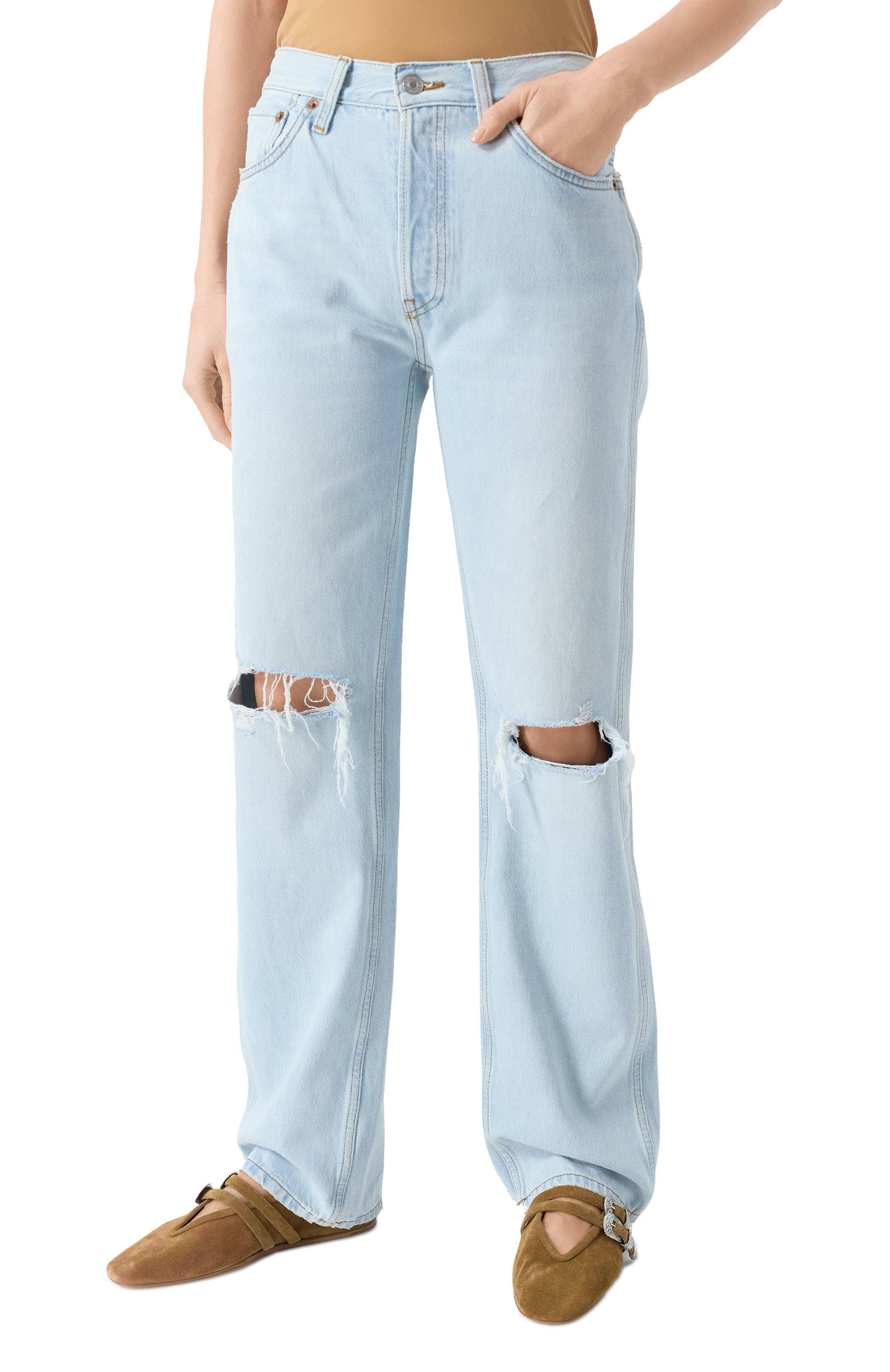 Джинсы RE/DONE, арт. 188-3WHRL/A, фото 3