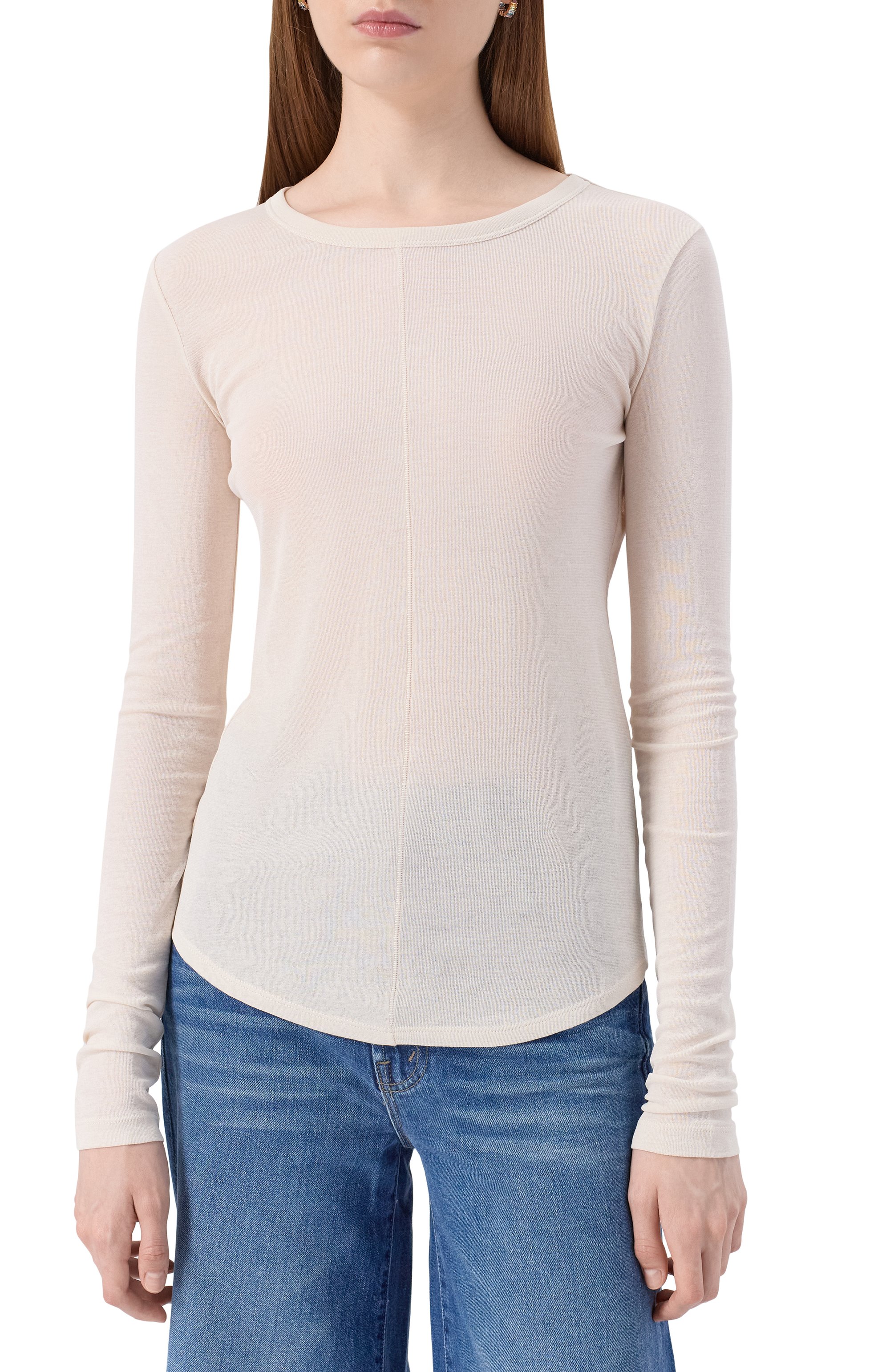 Хлопковый лонгслив WEEKEND MAX MARA, арт. VINCITA, фото 3