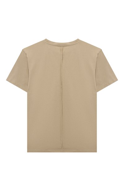 Хлопковая футболка PAOLO PECORA MILANO бежевого цвета по цене 8595 руб., арт. PP3370/14A-16A, фото 2 Хлопковая футболка PAOLO PECORA MILANO, арт. PP3370/14A-16A, фото 2