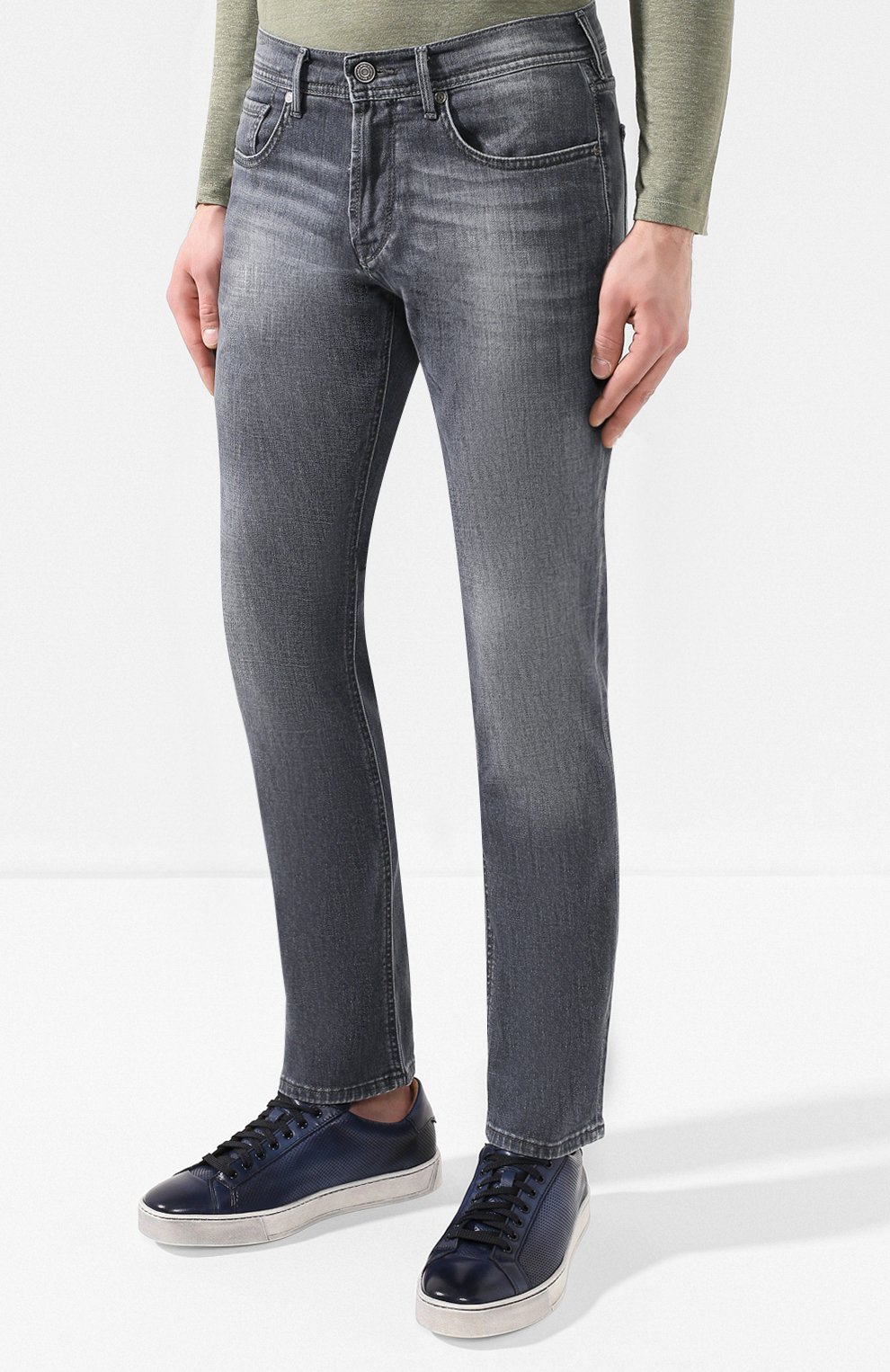 Джинсы прямого кроя BALDESSARINI светло-серого цвета по цене 13700 руб., арт. 16502/1489/92, фото 3 Джинсы прямого кроя BALDESSARINI, арт. 16502/1489/92, фото 3