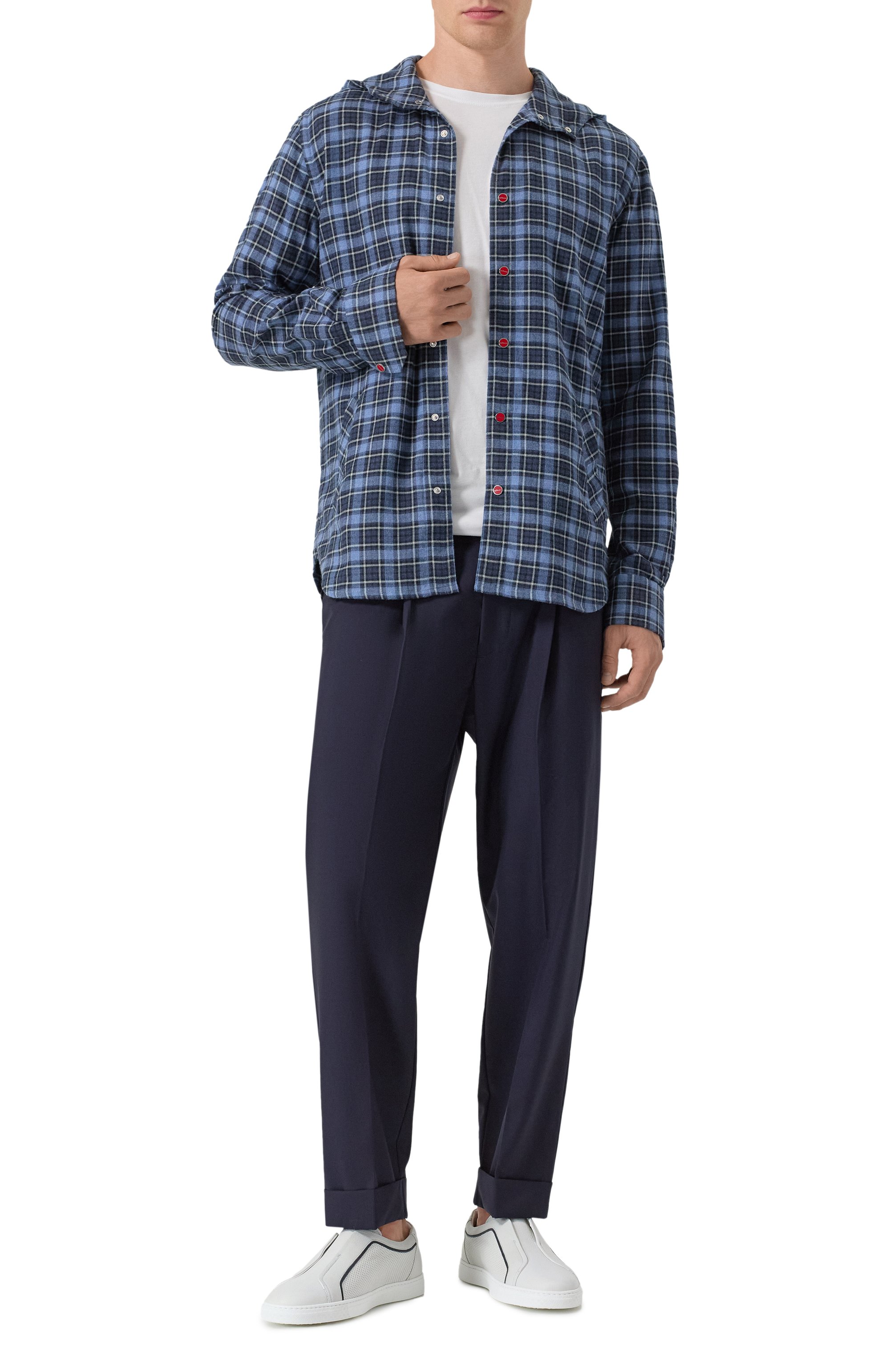 Кожаные кеды ZILLI, арт. H0208AM1961VSTZ01, фото 2