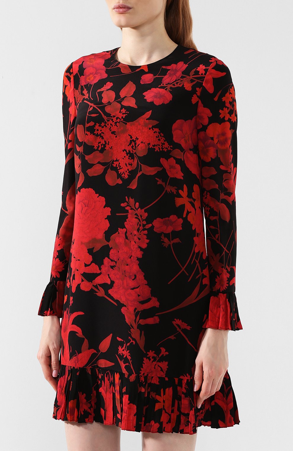 Шелковое платье VALENTINO, арт. SB3VAMN94PY, фото 3