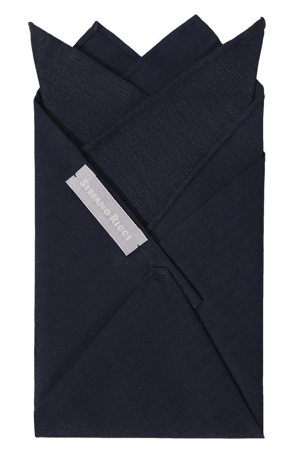 Хлопковый платок STEFANO RICCI темно-синего цвета по цене 19000 руб., арт. FZ4P/L1602, фото 1 Хлопковый платок STEFANO RICCI, арт. FZ4P/L1602, фото 1