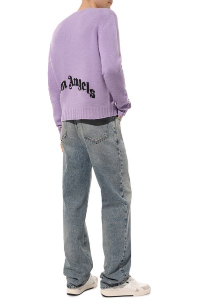 Шерстяной свитер PALM ANGELS, арт. PMHE027C99KNI0013610, фото 2