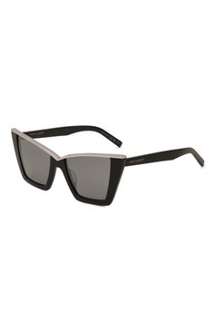 Женские солнцезащитные очки SAINT LAURENT черного цвета, арт. SL 570 002 | Фото 1 (Тип очков: С/з; Нос: Не проставлено; Региональные ограничения белый список (Axapta Mercury): Не проставлено; Материал: Пластик, Металл; Оптика Гендер: оптика-женское; Очки форма: Квадратные)