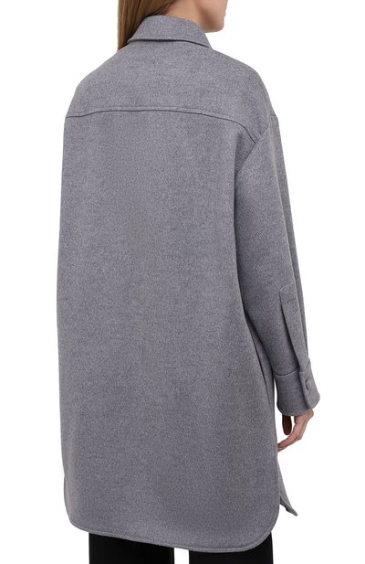 Шерстяное пальто STELLA MCCARTNEY серого цвета по цене 179000 руб., арт. 601217/SPB11, фото 4 Шерстяное пальто STELLA MCCARTNEY, арт. 601217/SPB11, фото 4