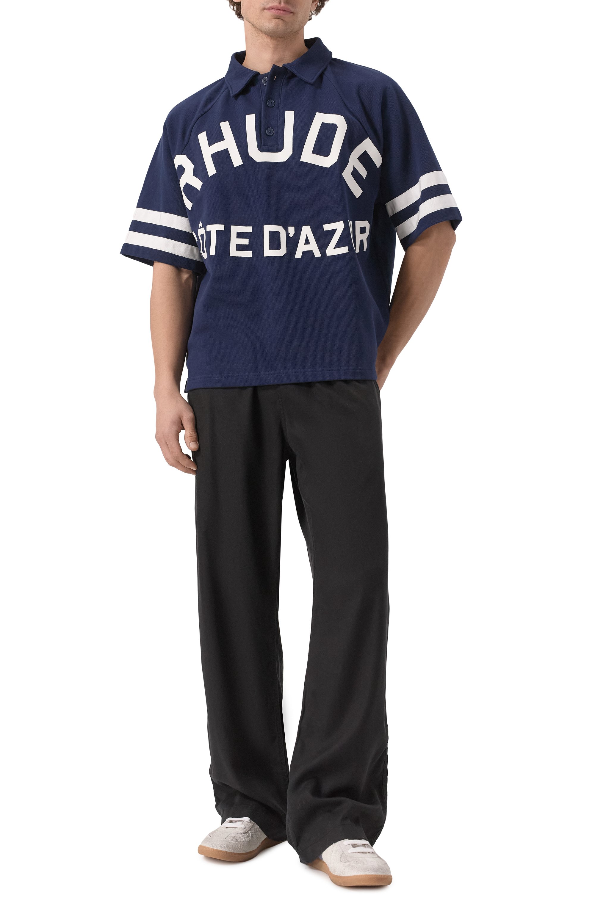 Хлопковое поло RHUDE, арт. RHPS25P002012, фото 2