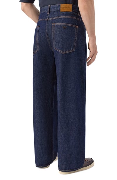 Джинсы EMPORIO ARMANI темно-синего цвета по цене 29750 руб., арт. EM006488/AF29666, фото 4 Джинсы EMPORIO ARMANI, арт. EM006488/AF29666, фото 4