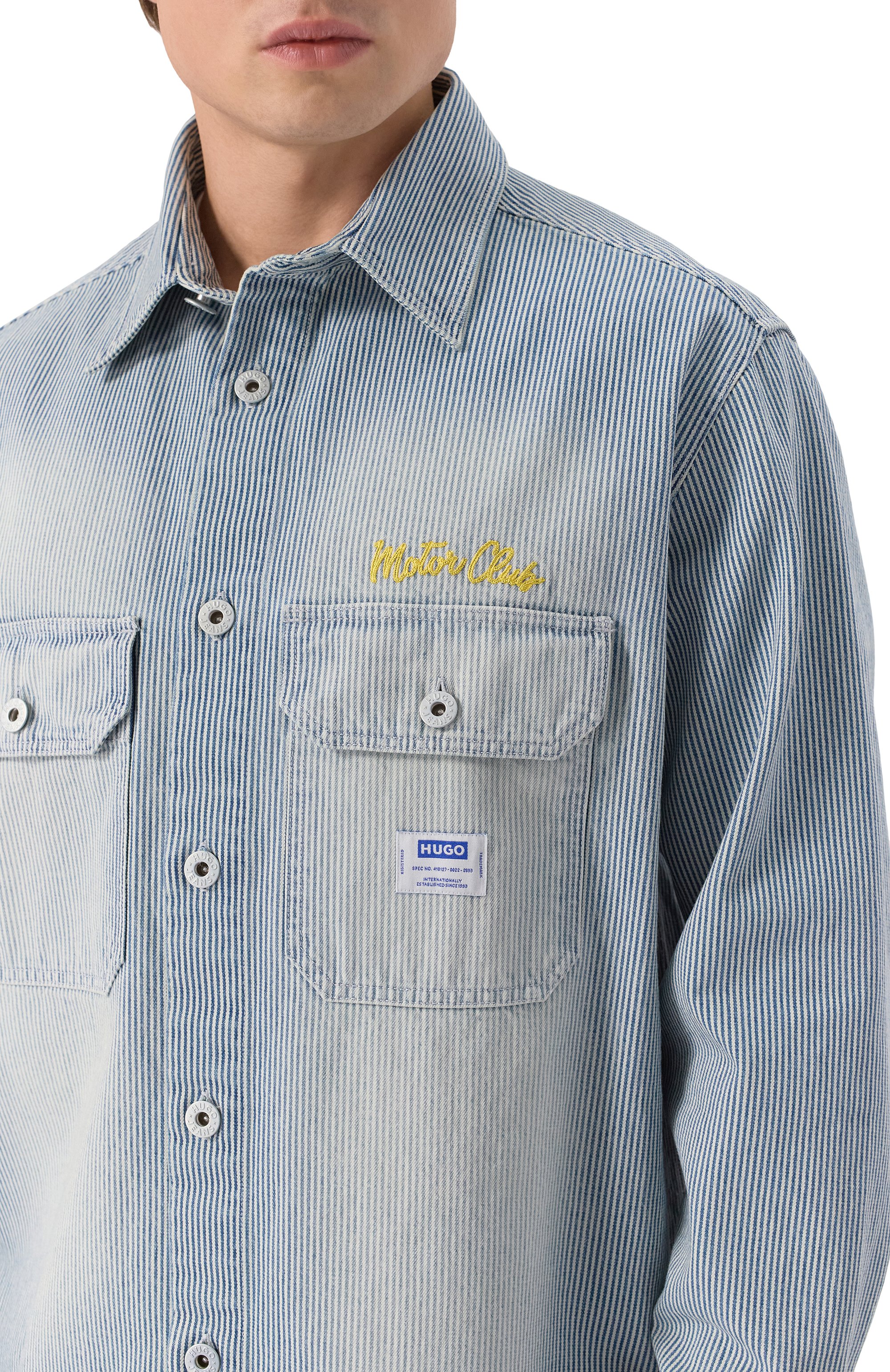 Джинсовая рубашка HUGO BLUE, арт. 50539045, фото 5