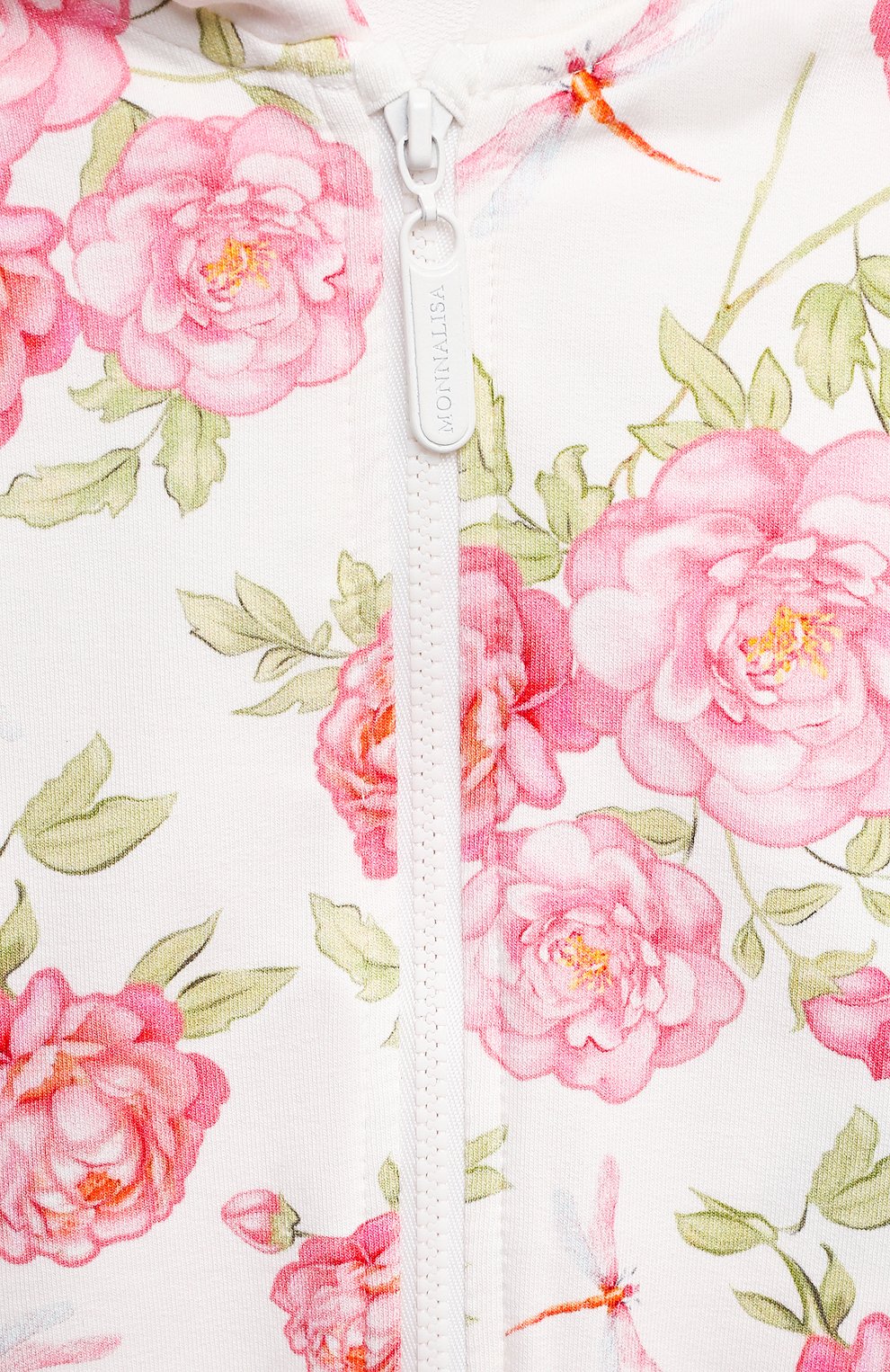 Хлопковая толстовка MONNALISA, арт. 397800, фото 3