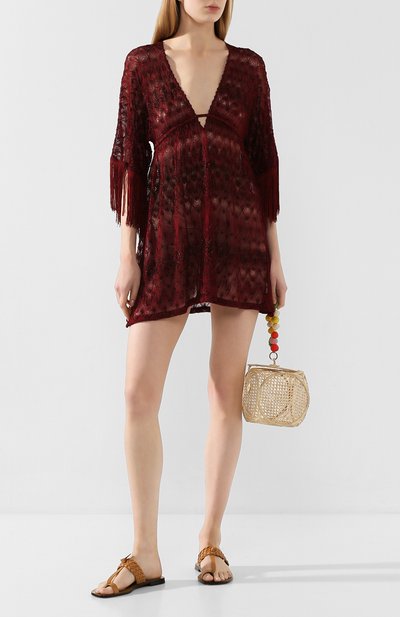 Туника MISSONI бордового цвета по цене 66000 руб., арт. MMQ00119/BR0081, фото 2 Туника MISSONI, арт. MMQ00119/BR0081, фото 2