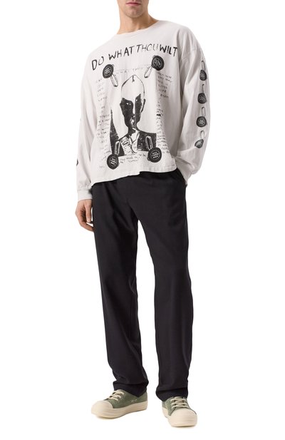 Замшевые кеды hollywood RICK OWENS, арт. RU01E5891/LVS, фото 2