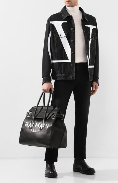 Кожаная сумка-тоут BALMAIN, арт. TM1S104/LVLA, фото 2