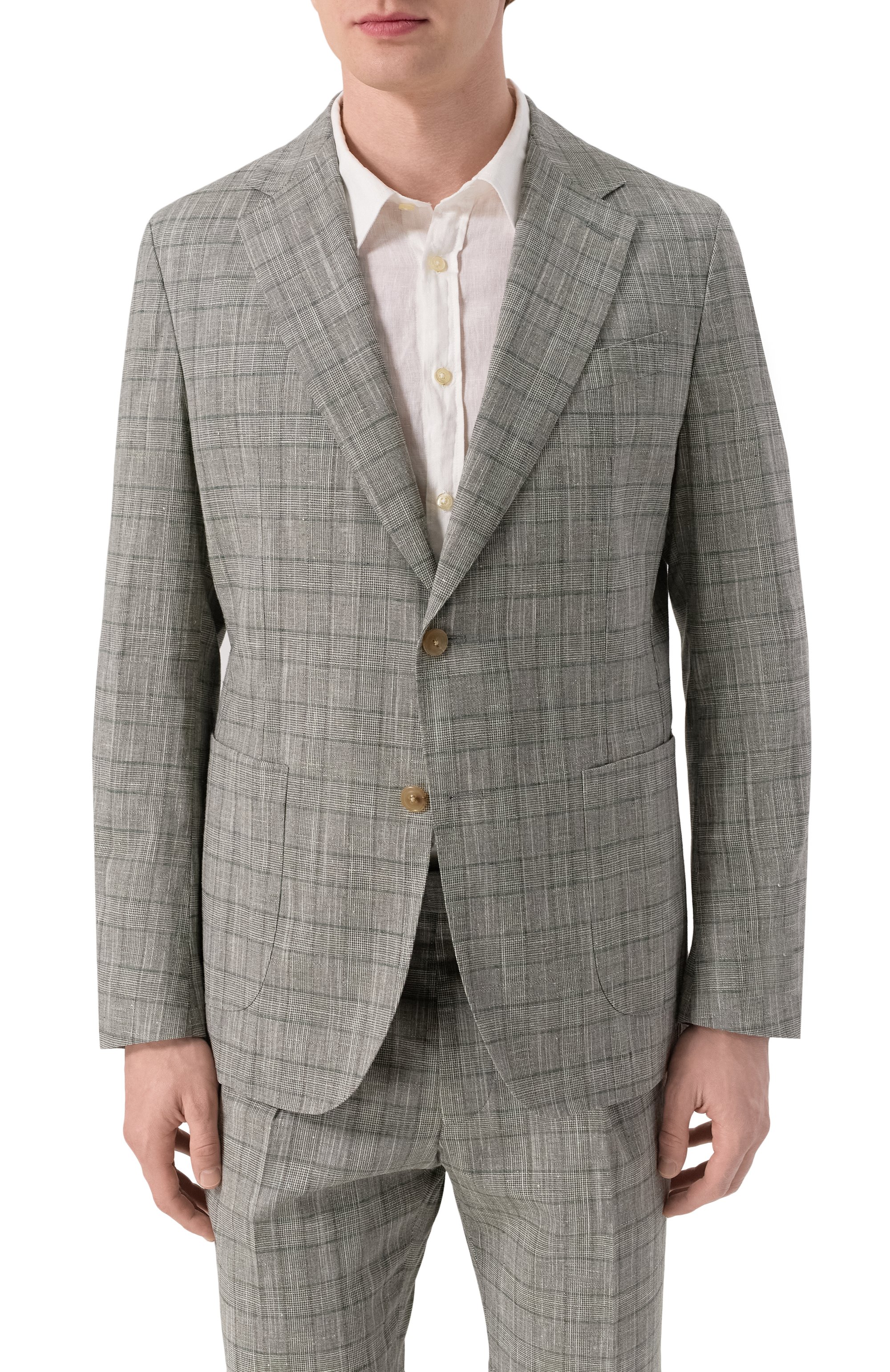 Пиджак из хлопка и шерсти WINDSOR светло-зеленого цвета по цене 96350 руб., арт. 13 GI0RN0 10019056/30045435, фото 4 Пиджак из хлопка и шерсти WINDSOR, арт. 13 GI0RN0 10019056/30045435, фото 4