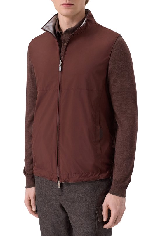 Двусторонний жилет Corneliani 27C5X2/2720120 Бордовый  27C5X2/2720120 Фото 3