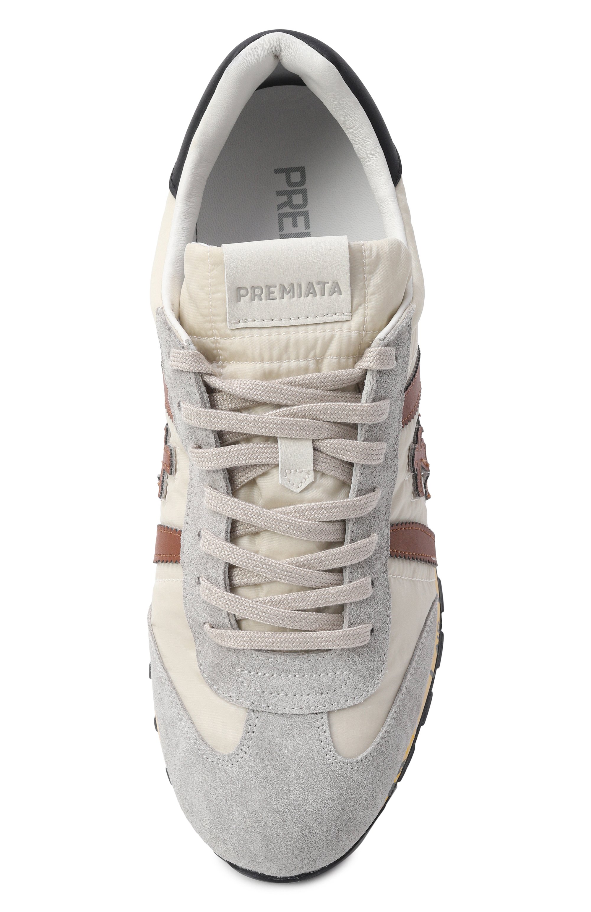 Комбинированные кроссовки lucy PREMIATA бежевого цвета по цене 29950 руб., арт. LUCY/VAR 8189, фото 5 Комбинированные кроссовки lucy PREMIATA, арт. LUCY/VAR 8189, фото 5