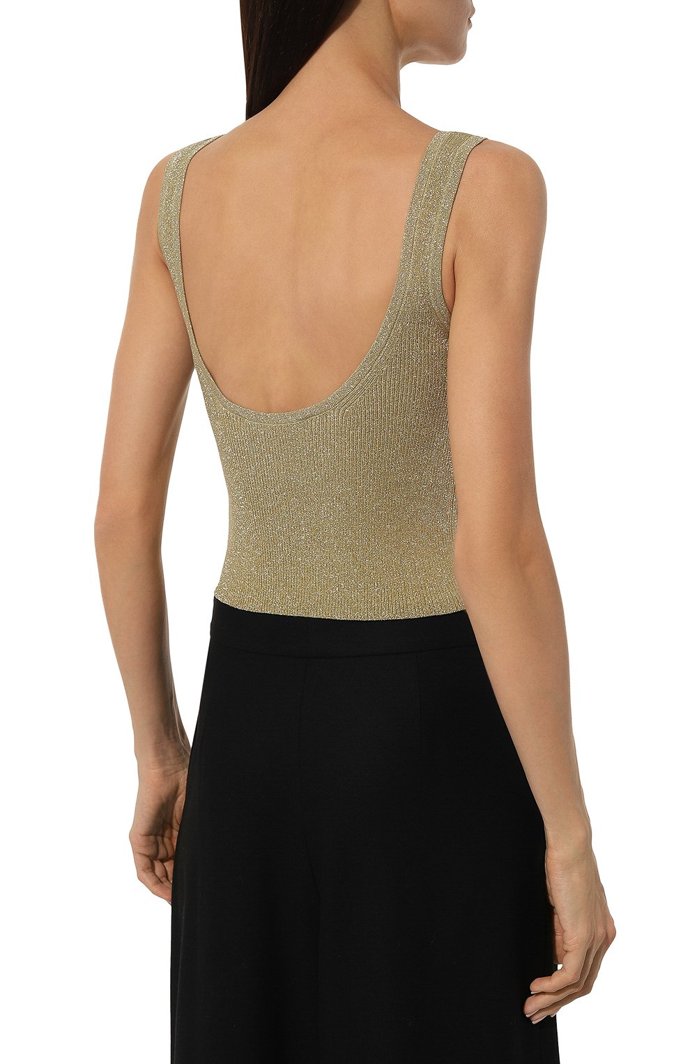 Топ NINA RICCI золотого цвета по цене 47900 руб., арт. 24PMPU013, фото 4 Топ NINA RICCI, арт. 24PMPU013, фото 4