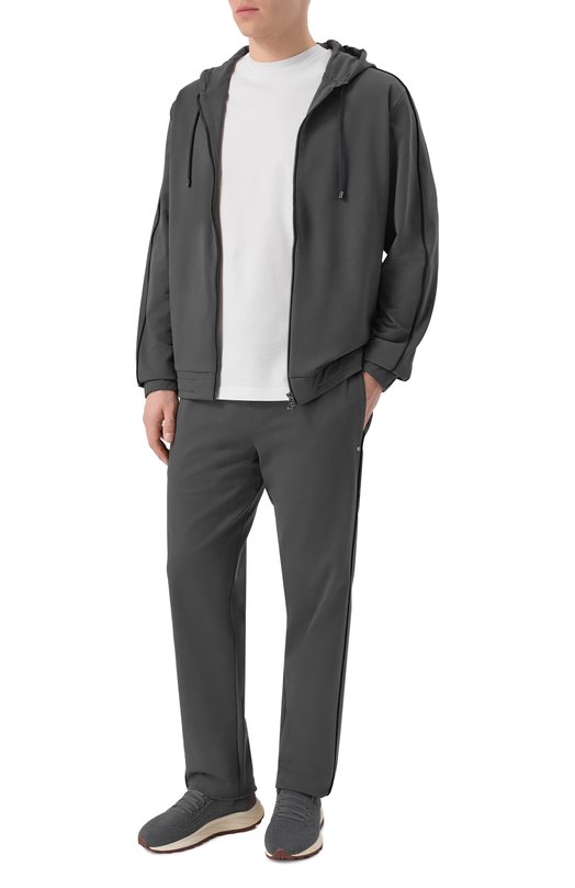 Хлопковые брюки Bogner 18841908 Серый  18841908 Фото 2