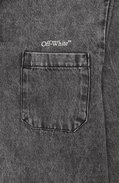 Джинсовая рубашка OFF-WHITE, арт. 0BYD001S26DEN001_001, фото 3