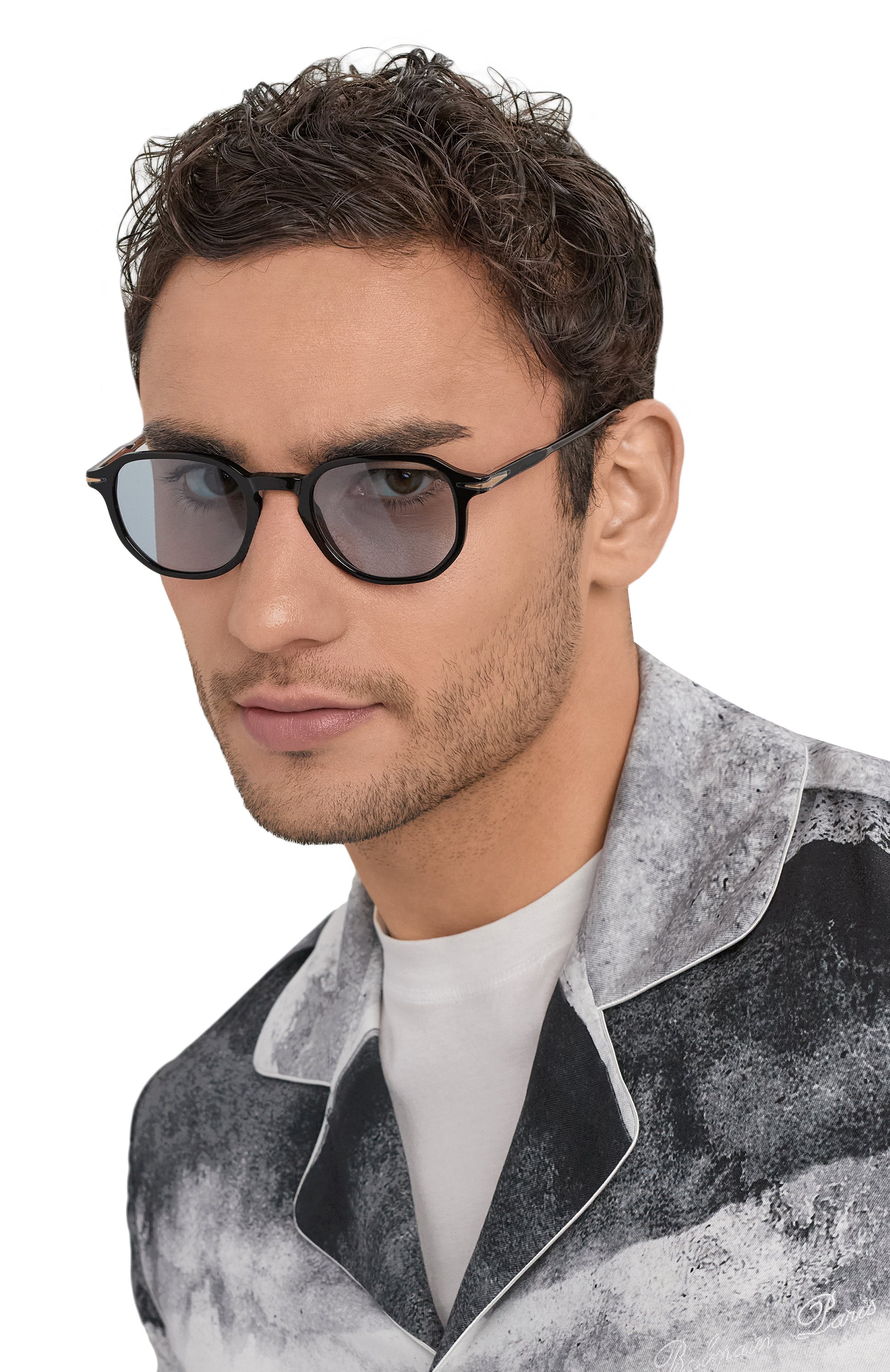 Солнцезащитные очки DAVID BECKHAM голубого цвета по цене 27200 руб., арт. DB1140 807 QZ, фото 2 Солнцезащитные очки DAVID BECKHAM, арт. DB1140 807 QZ, фото 2