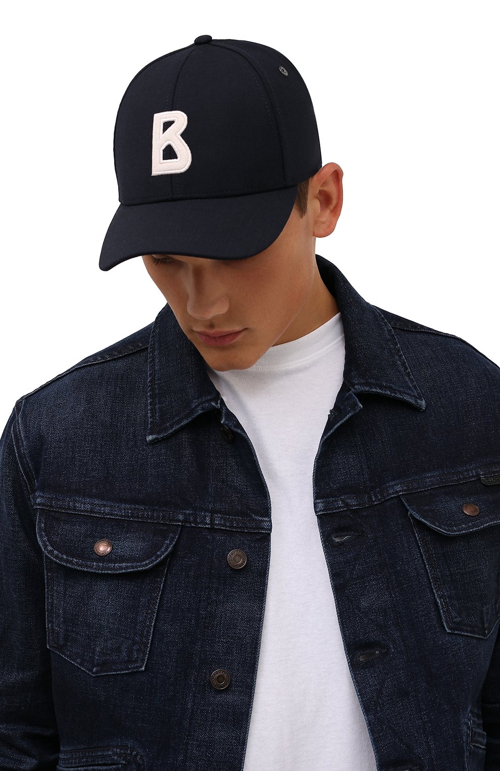 Бейсболка BOGNER темно-синего цвета по цене 12850 руб., арт. 98263283, фото 2 Бейсболка BOGNER, арт. 98263283, фото 2