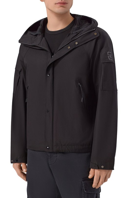 Хлопковая куртка C.P. Company 20CL0W003A/110542A Чёрный  20CL0W003A/110542A Фото 3