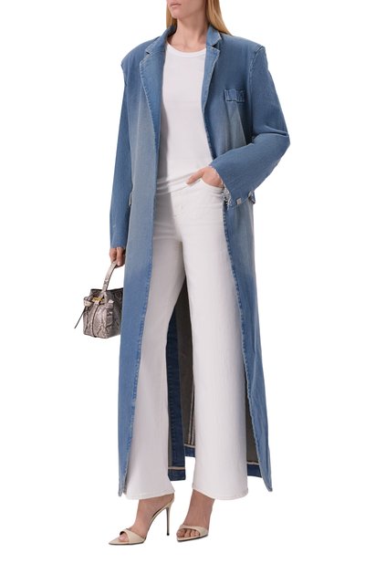 Джинсовое пальто 495 DENIM синего цвета по цене 70000 руб., арт. 949523/PW1LB, фото 2 Джинсовое пальто 495 DENIM, арт. 949523/PW1LB, фото 2