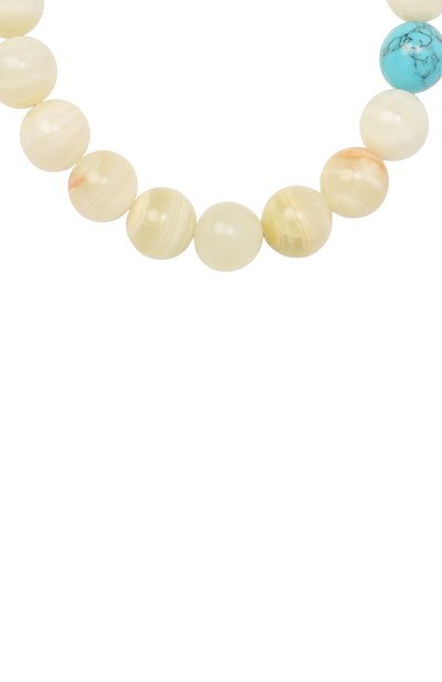 Бусы cartoon MOONKA бежевого цвета по цене 19700 руб., арт. CRT-111YL-BD00-ONX, фото 3 Бусы cartoon MOONKA, арт. CRT-111YL-BD00-ONX, фото 3