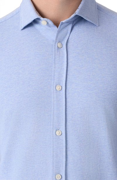 Хлопковая рубашка BOSS, арт. 50533879, фото 5