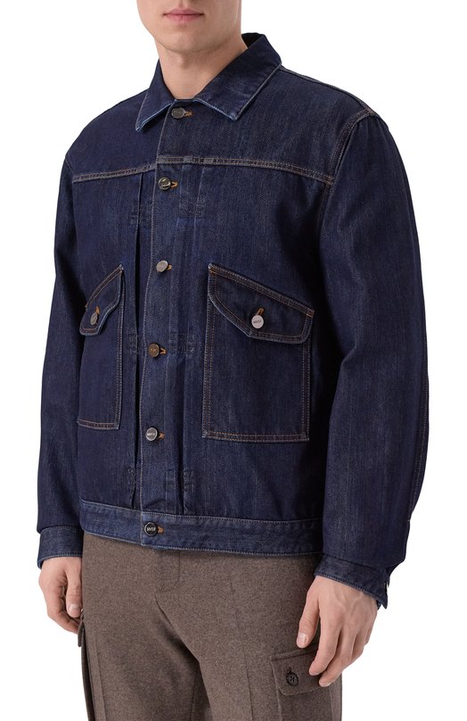 Джинсовая куртка MVST M25.1PM.J001C Синий  M25.1PM.J001C Фото 3