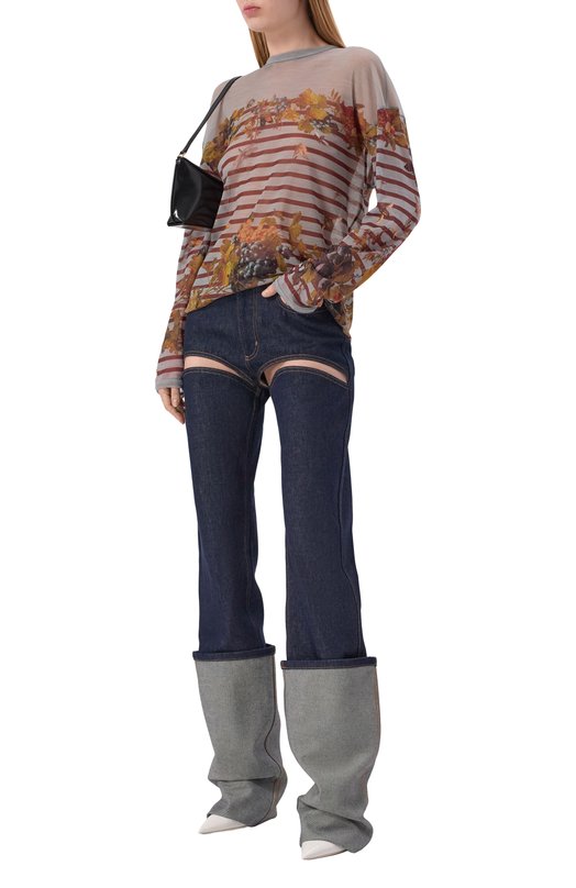 Лонгслив Jean Paul Gaultier 26/01-W-T0421/M014P Серый  26/01-W-T0421/M014P Фото 2