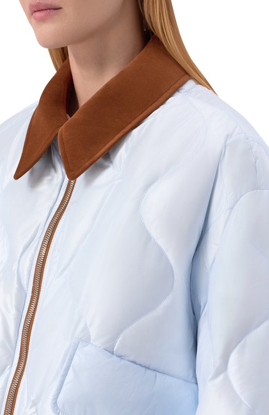 Пуховая куртка Dorothee Schumacher 448312 Голубой  448312 Фото 5