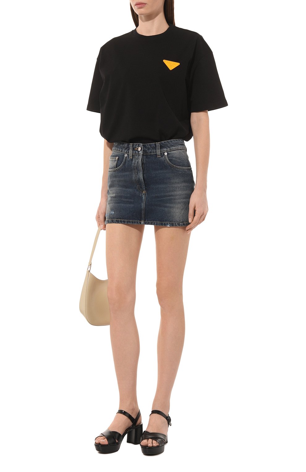 Кожаные босоножки PRADA, арт. 1XP890-3A9S-F0002-B065, фото 2