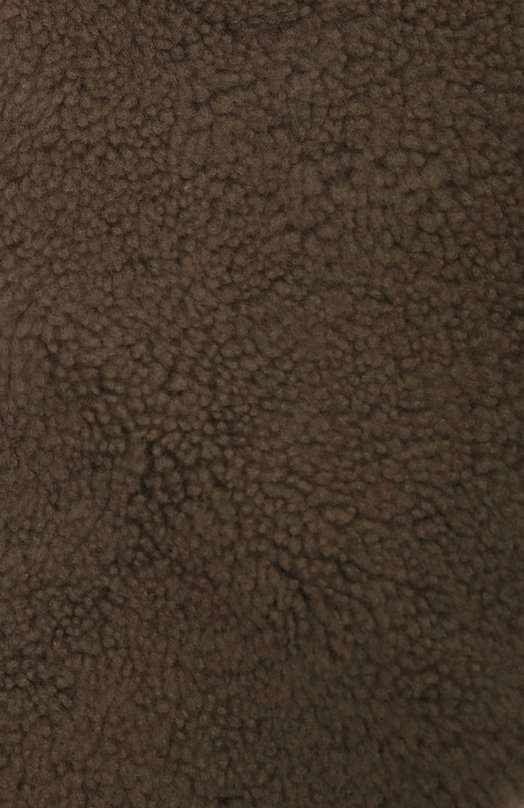 Меховой шарф из овчины DROMe Бежевый, фото 4