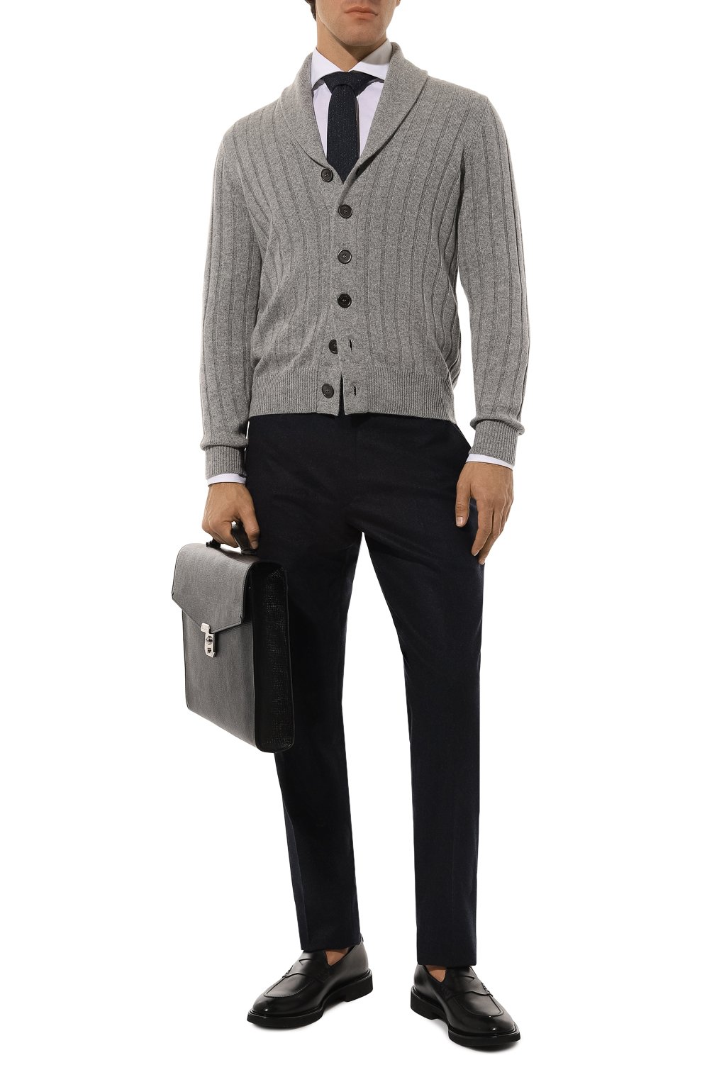 Кожаные пенни-лоферы DOUCAL'S, арт. DU3340VER0UF159N, фото 2