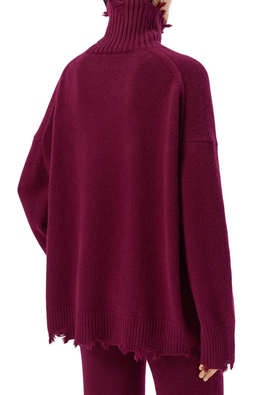 Кашемировый свитер Addicted MK890-1 Бордовый  MK890-1 Фото 4